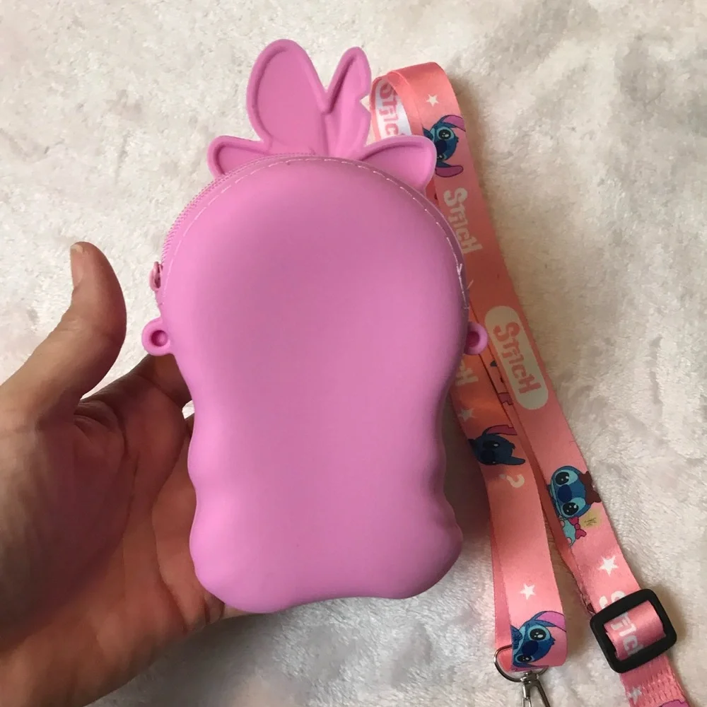 LILO & Stitch Angela Silicone Bag Disney Cartoon Anime Figure Shoulder Bag NWOT